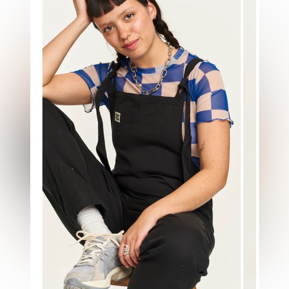 Lucy & Yak Black Dungarees / Overalls